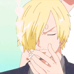 Аватар Sanji / Санджи из аниме One Piece / Ван-Пис / Большой куш выдыхает сердечко из дыма