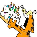 Аватар Кот Garfield ест торт