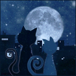 99px.ru аватар Котики смотрят на луну