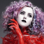 99px.ru аватар Девушка-эмо в красной кофте