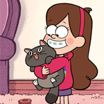 99px.ru аватар Девочка держит в руках кошку