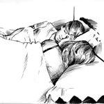 99px.ru аватар Девушка с парнем лежат в кровати, когда она отворачивается, он целует ее в щеку