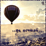 99px.ru аватар Темно-фиолетовый воздушный шар в свете солнечных лучей (За мечтой)