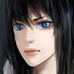 99px.ru аватар Черноволосый голубоглазый парень, художник Xuedaixun