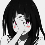 Аватар Смущенная Eru Chitanda / Эру Читанда из аниме Hyouka / Хоу-ка