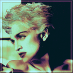 Аватар Певица Мадонна / Madonna с развивающимися волосами