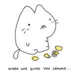99px.ru аватар Кот и лимоны (WHEN LIFE GIVES YOU LEMONS / КОГДА ЖИЗНЬ ПОДКИДЫВАЕТ ТЕБЕ ЛИМОНЫ)