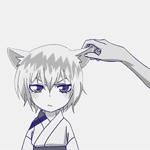 99px.ru аватар Чья-то рука тянет за ухо маленького Tomoe / Томоэ из аниме Kamisama Hajimemashita / Очень приятно, Бог