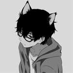 Аватар Houtarou Oreki / Хотару Ореки из аниме Hyouka / Хоу-ка с неко-ушками