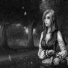 Аватар Девушка стоит возле дерева, World of Warcraft