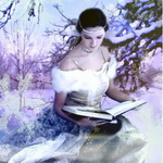Аватар Девушка читает книгу