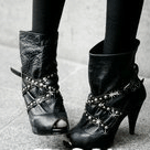 99px.ru аватар Черные ботинки на женских ножках