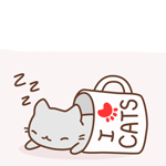 Аватар Котенок спит в чашке (I love CATS / Я люблю кошек)