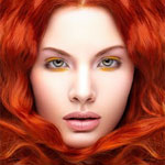 99px.ru аватар Лицо рыжеволосой модели Kinsey Elizabeth
