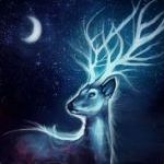99px.ru аватар Олень на фоне ночного неба