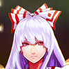 Аватар Фудзивара-но Моко / Fujiwara no Mokou из игры Проект «Восток»/Touhou Project с бантиком на голове