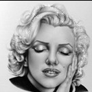 99px.ru аватар Мэрилин Монро / Marilyn Monroe Приложила руку к щеке и прикрыла глаза