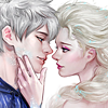 Аватар Джек Фрост / Jack Frost из мультфильма Хранители снов / Rise of the Guardians и Эльза / Elsa из мультфильма Холодное сердце / Frozen