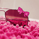 99px.ru аватар Розовые очки лежат на малине с бантиком