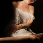 99px.ru аватар Девушка в белом платье сидит на полу, фотограф Emmanuelle Bousquet