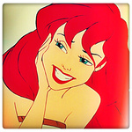 99px.ru аватар Ариэль / Ariel мило улыбается, из мультфильма Русалочка / The Little Mermaid