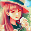 99px.ru аватар Девушка в шляпе с розами