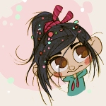 99px.ru аватар Ваниллопа фон Кекс / Vanellope von Schweetz из мультика Ральф / Wreck-It Ralph