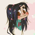 Аватар Ваниллопа фон Кекс / Vanellope von Schweetz из мультика Ральф / Wreck-It Ralph мило улыбается