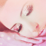 99px.ru аватар Девушка с розовым макияжем прикрыла глаза