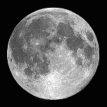 99px.ru аватар Лунное затмение, на черном фоне