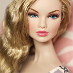 99px.ru аватар Красивая кукла Барби / Barbie на розовом узорчатом фоне