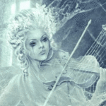 99px.ru аватар Девушка - призрак играет на скрипке, художник Blavatskaya