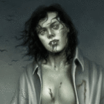 Аватар Вампир с горящими глазами