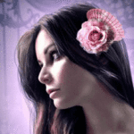 99px.ru аватар Девушка цветком в волосах, автор Eisblume