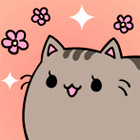 99px.ru аватар Pusheen the Cat / Кот Пушин в окружении цветов