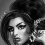 99px.ru аватар Певица с серьгой / Amy Winehouseby daekazu