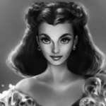 Аватар Вивьен Ли в ажурном платье / Vivien Leighby daekazu