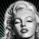 Аватар Мэрилин Монро / Marilyn Monro с искрящимися волосами