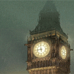 99px.ru аватар Биг Бен / Big Ben в Лондоне / London, Великобритания / Great Britain во время дождя