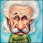 99px.ru аватар Карикатурное изображение Альберта Эйнштейна / Albert Einstein