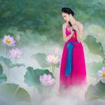 99px.ru аватар Девушка в лотосах, фотограф Duong Quoc Dinh