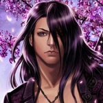 Аватар Byakuya Kuchiki / Бьякуя Кучики из аниме Bleach / Блич на фоне цветущего дерева, art by keelerleah