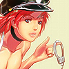 99px.ru аватар Poison / Пойзон из игры Final Fight, держит наручники на пальце