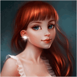 99px.ru аватар Рыжеволосая голубоглазая девушка, художница sharandula