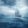 99px.ru аватар Корабль, плывущий по штормящему морю