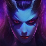 Аватар Queen of Pain из игры Dota 2