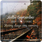 Аватар Железная дорога в осеннем лесу (Hello September, Rainy days are coming / Привет сентябрь, дождливые дни идут)