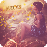 99px.ru аватар Девушка сидит в осеннем лесу (Autumn / Осень)