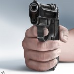 Аватар В руке человека пистлет