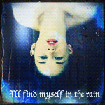 99px.ru аватар Девушка за стеклом в каплях (Ill find myself in the rain / Я найду себя под дождем)